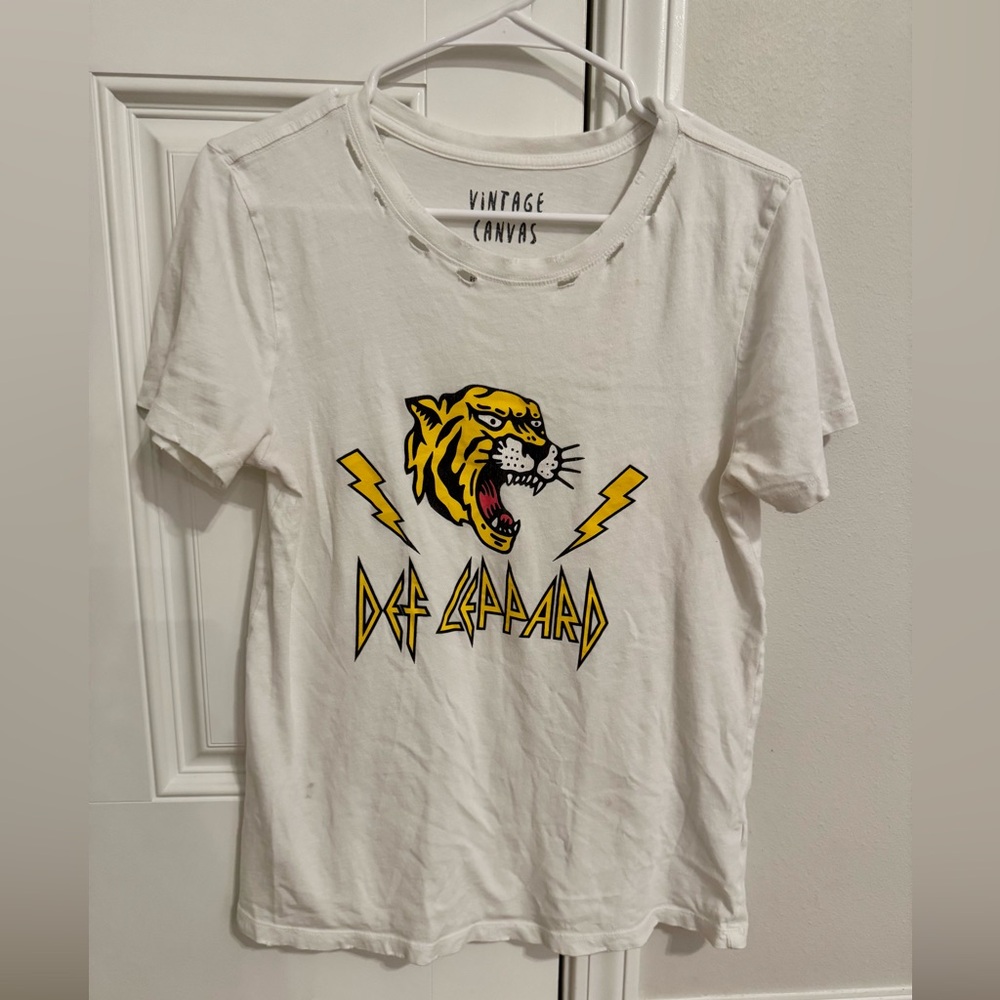 Distressed Band Tee